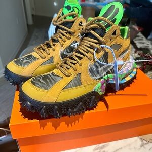 Nike Air Terra Forma x Off-White Wheat Green Strike Sz. 10.5 DQ1615-700 NEW